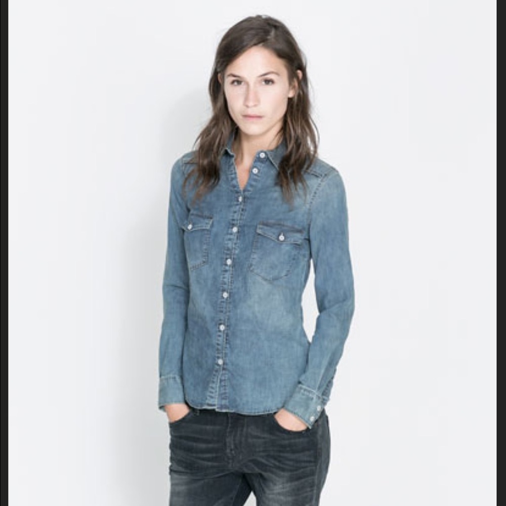 🎉Super Cute  Zara Jean Shirt!